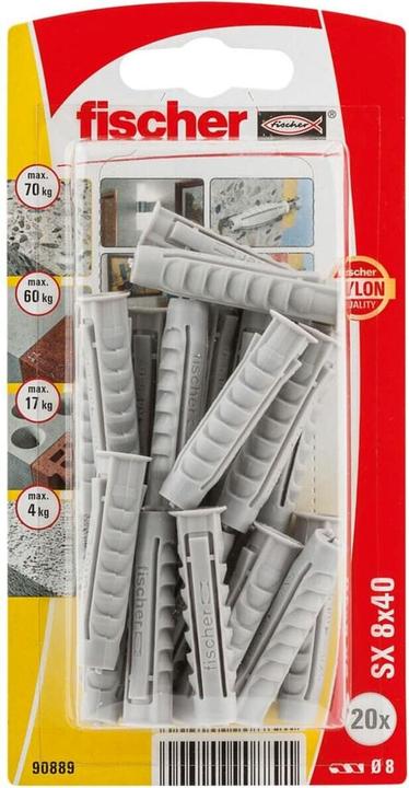 Produktbild Fischer 90871 Unidübel UX 10X60 R NV (20 Stk.)