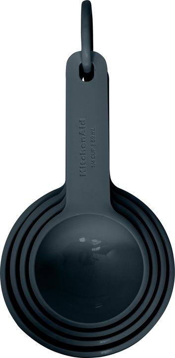 Produktbild CLASSIC Ka Set Of 4 Measuring Cups Charcoal Grey (237 ml)