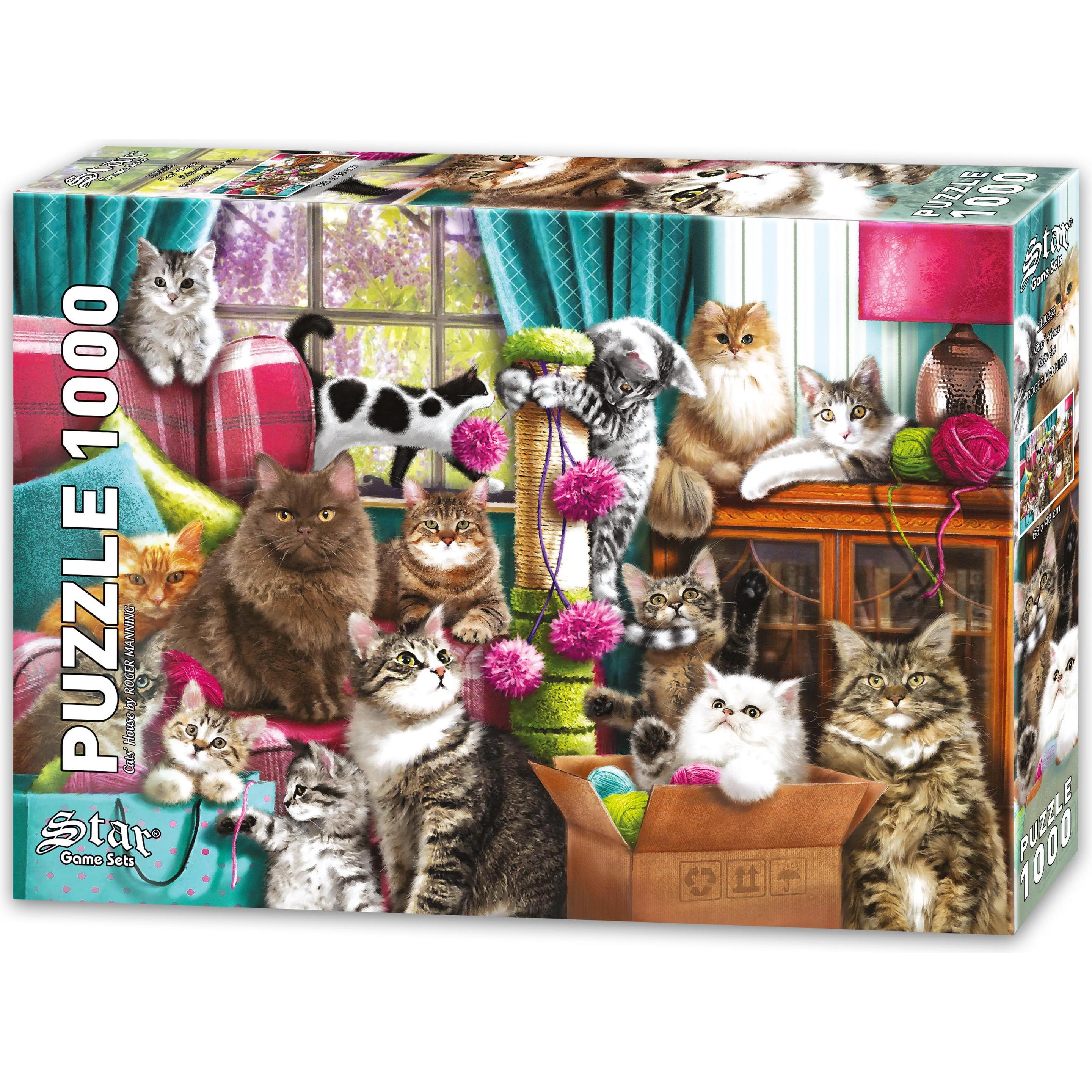 Star Puzzle Katzenhaus 1000 Teile (1000 Teile)