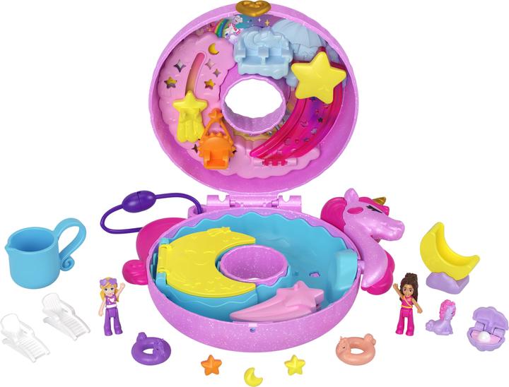 Produktbild Polly Pocket Einhorn Poolparty Schatulle