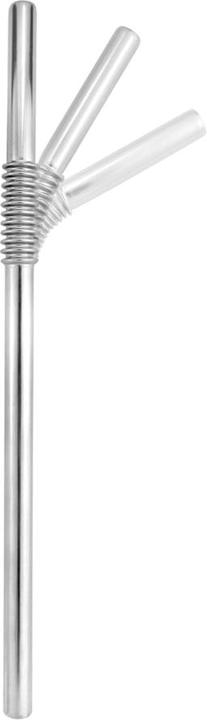 Produktbild Turtleneck Straw Biegbare Edelstahl Trinkhalme (12 x)
