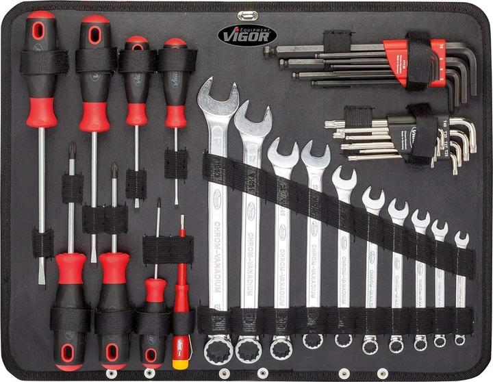 Productafbeelding Vigor Gereedschapskist Universeel (143 onderdelen)