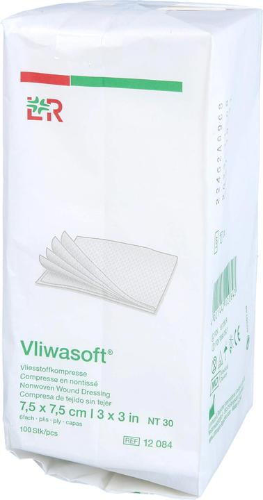 Actual product image Lohmann & Rauscher Nonwoven compresses 6-ply