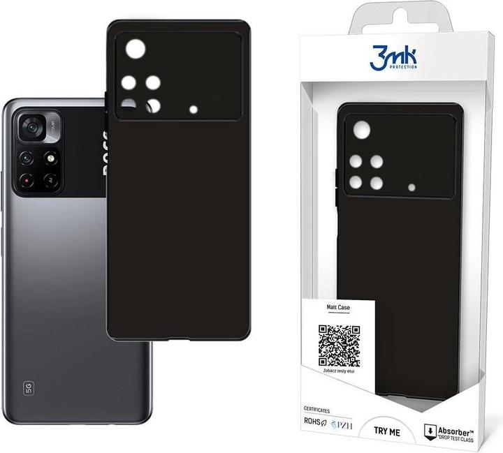 Produktbild 3MK Xiaomi POCO M4 Pro - Matt Case black (Xiaomi Poco M4 Pro)