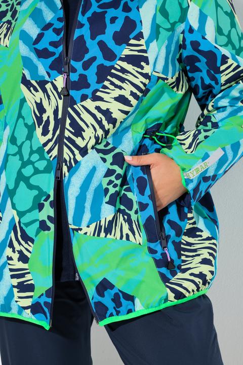 Actual product image Ulla Popken Animal Print Rain Jacket (50, 52)