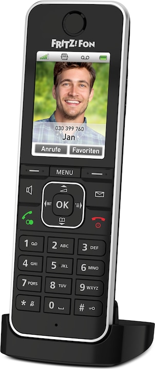 Immagine prodotto AVM Telefono cordless VoIP FRITZ!Fon C6 Black Edition