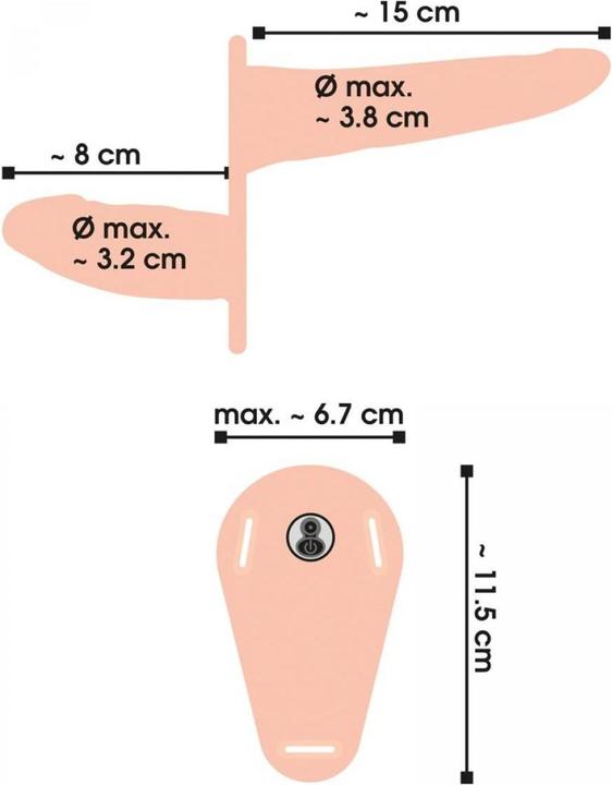 Image du produit You2Toys Vibrating Double Strap-On
