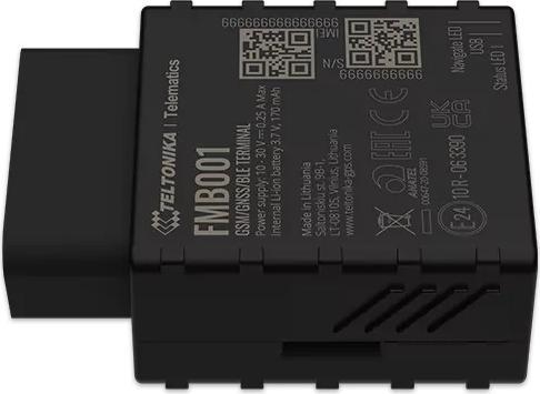 Produktbild Teltonika FMB001 Erweiterter Plug & Track Echtzeit-Tracker mit GNSS-, GSM & Bluetooth Fleet Management