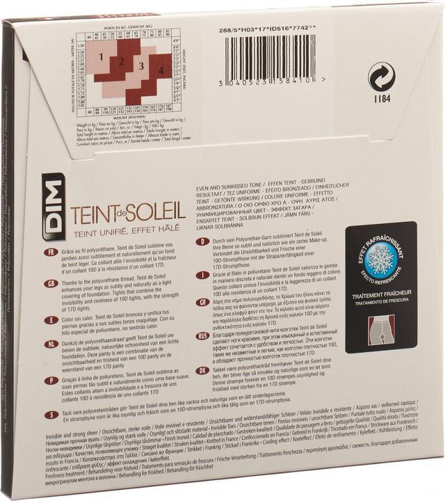 Image du produit DIM Teint De Soleil (17 DEN, 34 - 36)