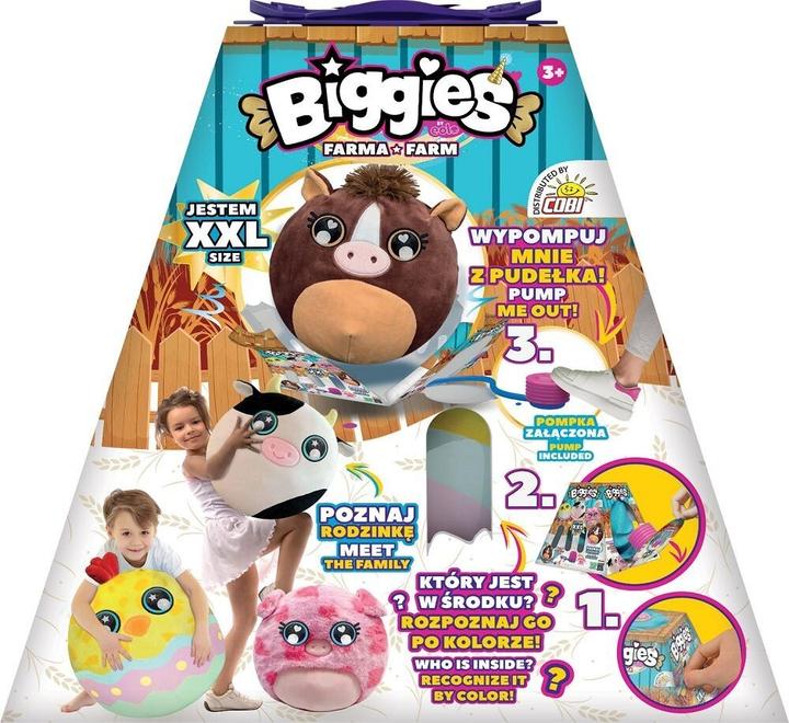Actual product image Cobi Biggies Pumping Mascot XXL Chicken Yellow
