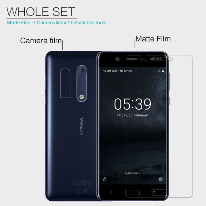 Produktbild Nillkin Matte Series (1 Stück, Nokia 5)