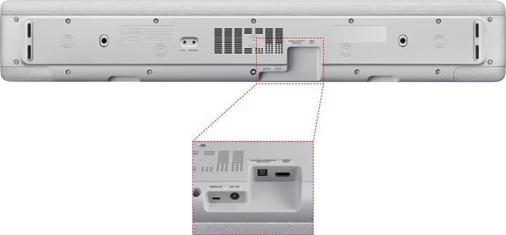 Actual product image Samsung HWS61A white 50channel Soundbar 2021 (5.0 channel)