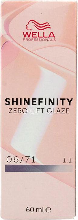 Actual product image Wella Shinefinity Frosted Chestnut 06/71 Dark Ash Blonde 60ml (Dark Ash Blonde)