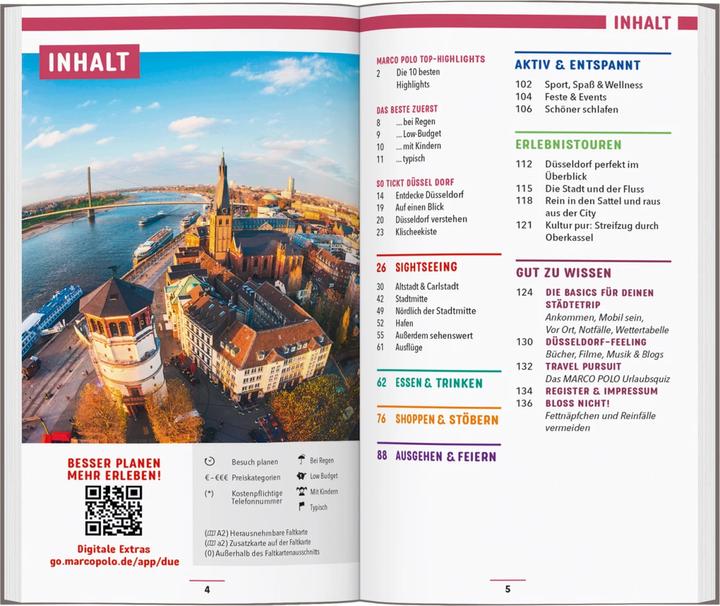 Actual product image Reiseführer Düsseldorf (German, Doris Mendlevich, Franziska Klasen, 2023)