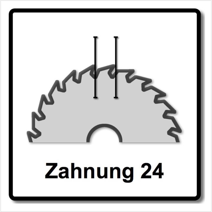 Produktbild Wellcut Kreissägeblatt WC-C1903024 TCT 190 x 2,4 x 30 mm 24 Zähne für Holz