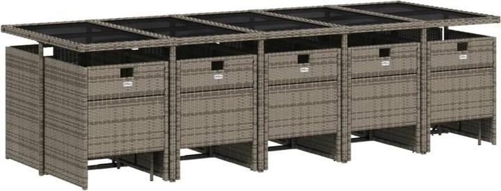 Produktbild vidaXL Garten Essgruppe (275 x 106 x 73 cm)