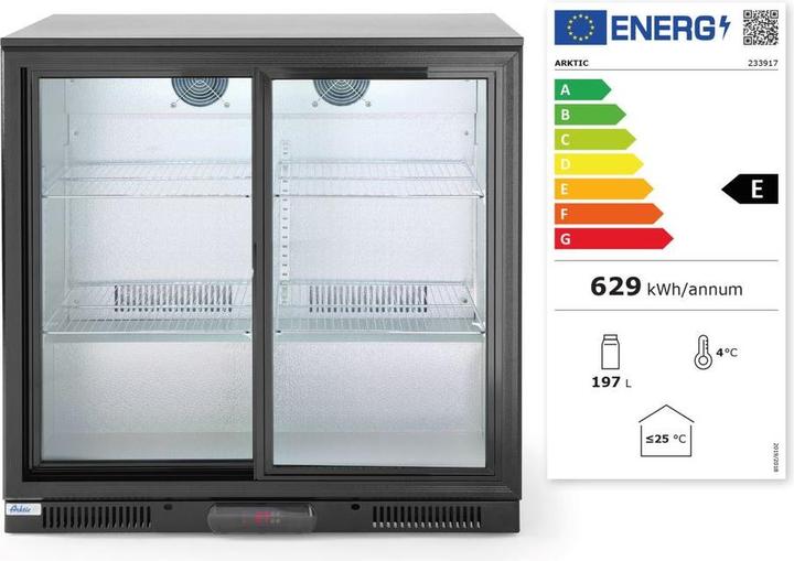 Immagine prodotto Hendi Frigo bar con porte scorrevoli 197 L (197 l)