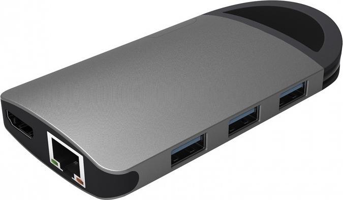 Produktbild UMAX H8 USB-C Station/Replikator (UB308) (USB-C)