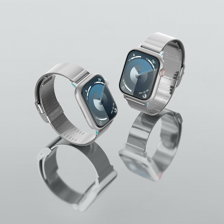 Produktbild Spigen AMP07225 (Edelstahl, Smartwatch)
