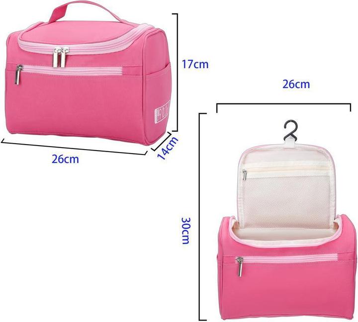 Actual product image Intirilife Cosmetic Bag in PINK