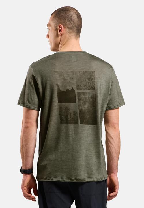 Image du produit Odlo X Pow Merino Tencel T-Shirt Crew Neck S/S (M)