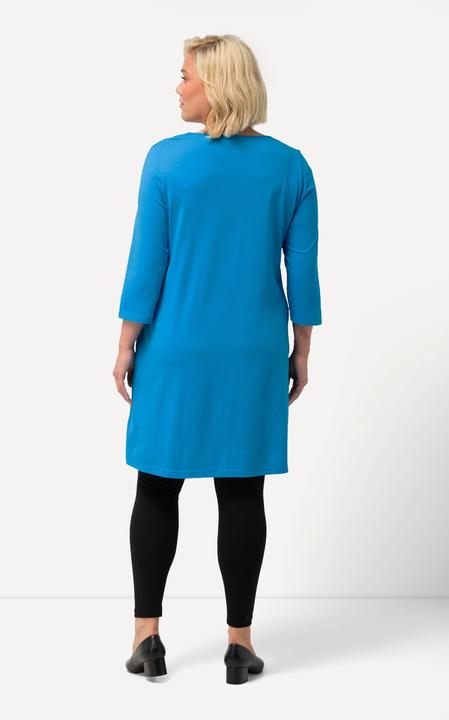 Produktbild Ulla Popken Longshirt, A-Linie, Carré-Ausschnitt, 3/4-Arm (56)