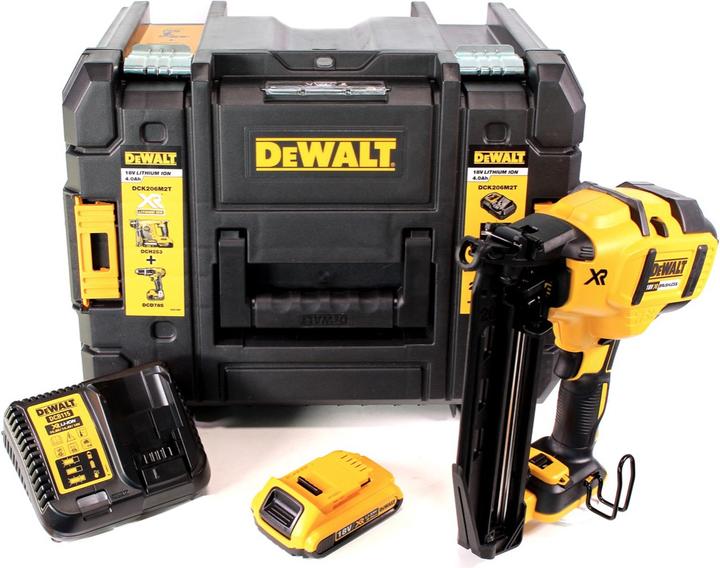Produktbild DeWalt DCN 660 D1 Akku Nagler 18V 32 - 63mm Brushless + 1x Akku 2,0Ah + Ladegerät + Koffer