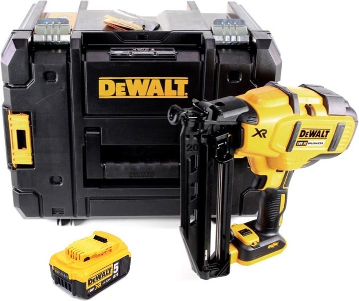 Image du produit DeWalt DCN 660 18 V Brushless Cloueur de finition sans fil + Boîtier TSTAK VI + 1x Batterie DCB 184