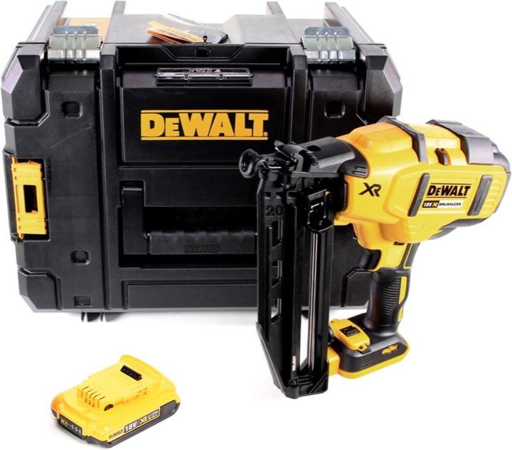 Produktbild DeWalt DCN 660 NT Akku Nagler 18V 32 - 63mm Brushless + 1x Akku 2,0Ah + Koffer - ohne Ladegerät