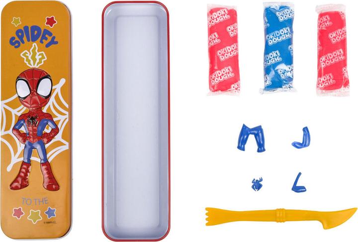 Image du produit Canenco Marvel Spidey OkiDoki Clay Boîte à provisions 3D avec accessoires