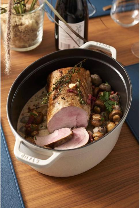 Produktbild Staub Oval Cocotte (33 cm, Bräter + Schmortopf, Gusseisen)