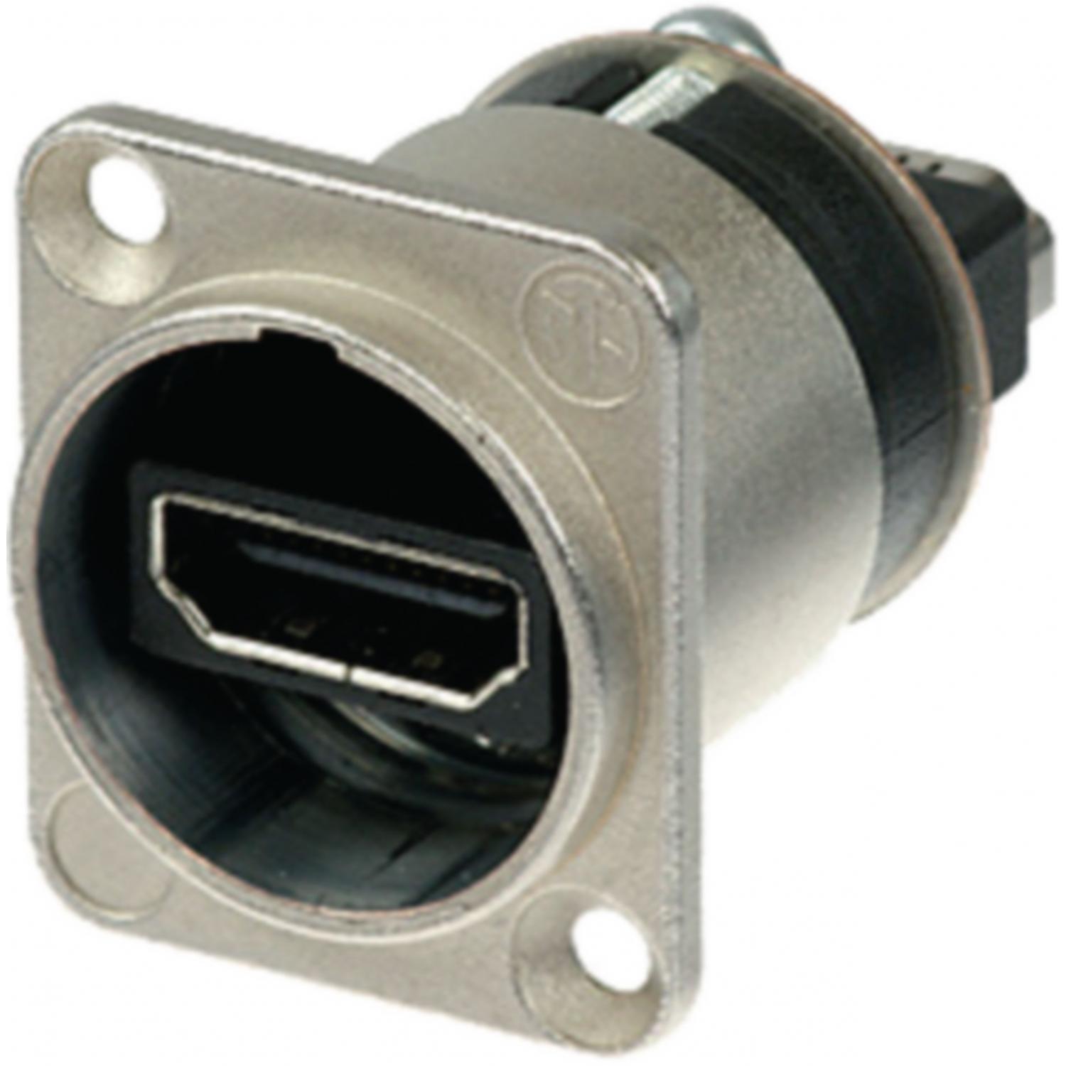 Neutrik Video- / Audio-Adapter (3.10 cm), Data + Video Adapter, Silber
