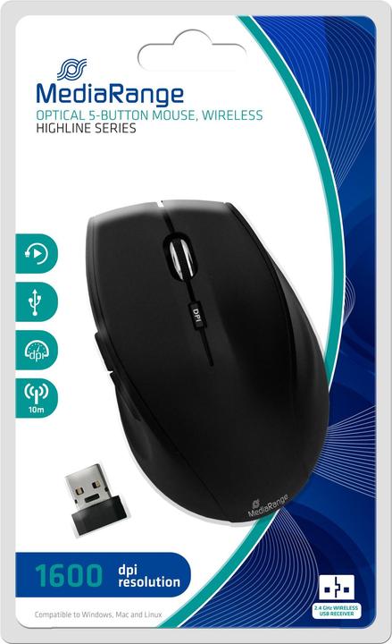 Immagine prodotto MediaRange MROS208 (Senza fili)