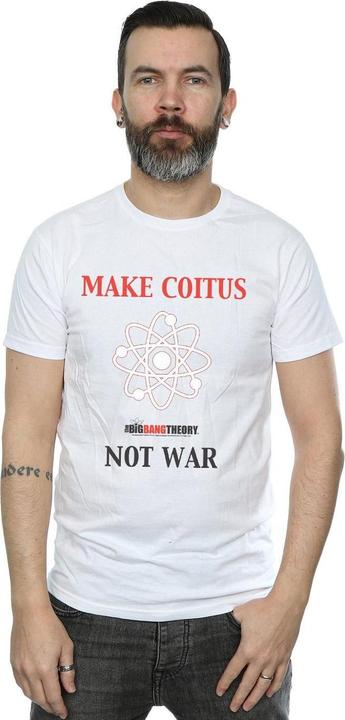 Produktbild Dam Mens Make Coitus Not War TShirt (4XL)