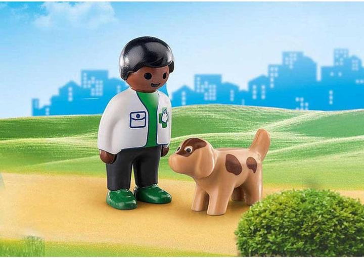 Produktbild Playmobil Tierarzt mit Hund (70407, Playmobil 1.2.3)