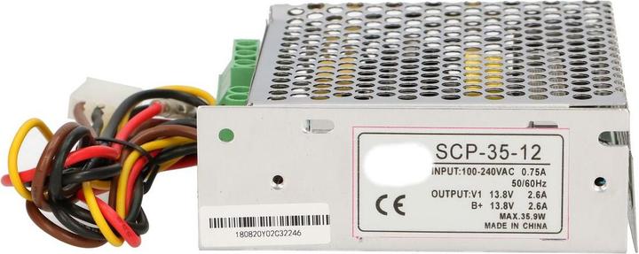 Actual product image Extralink SCP-35-12 power supply with battery charger 13.8V 35W 12V
