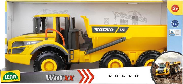 Image du produit Lena Tombereau articulé Volvo A25G dans une caisse Worxx