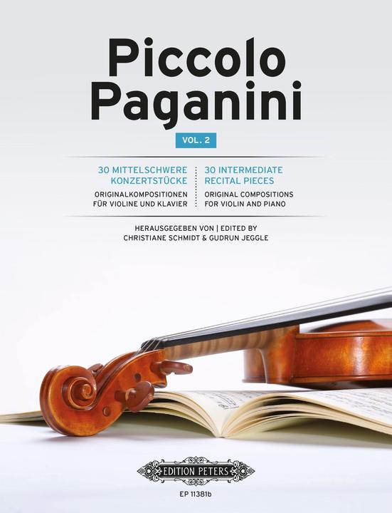 Actual product image Piccolo Paganini Vol. 2 -30 Mittelschwere Konzertstücke- (German, Christiane Schmidt, Gudrun Jeggle, various, 2023)