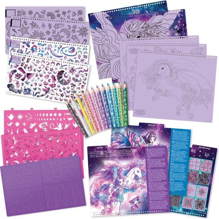 Actual product image Nebulous Stars Creative sketchbook fantasy horses galaxy