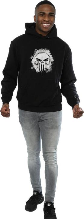 Immagine prodotto Punisher Skull Badge Felpa con Cappuccio Uomo (XL)
