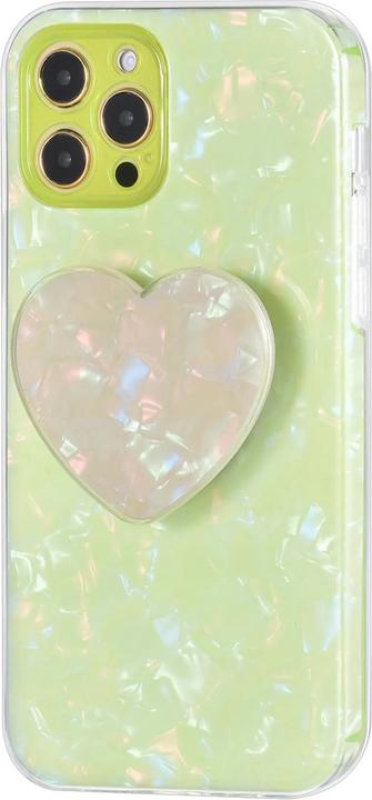 Image du produit UNIQ Accessory Handyhülle Apple iPhone 12/12 Pro TPU Herz Fingergriff Grün No.7.50 (Apple iPhone 12, Apple iPhone 12 Pro)