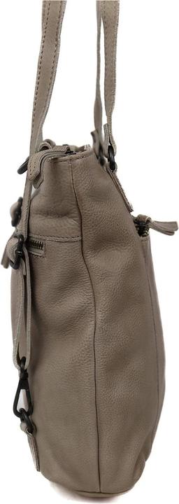 Actual product image Bear Design Sandy Leren Schoudertas / Rugtas - Zilver Nerts