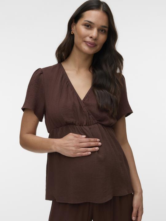 Immagine prodotto Mamalicious Normal geschnitten V-Ausschnitt Top Bluse (M)