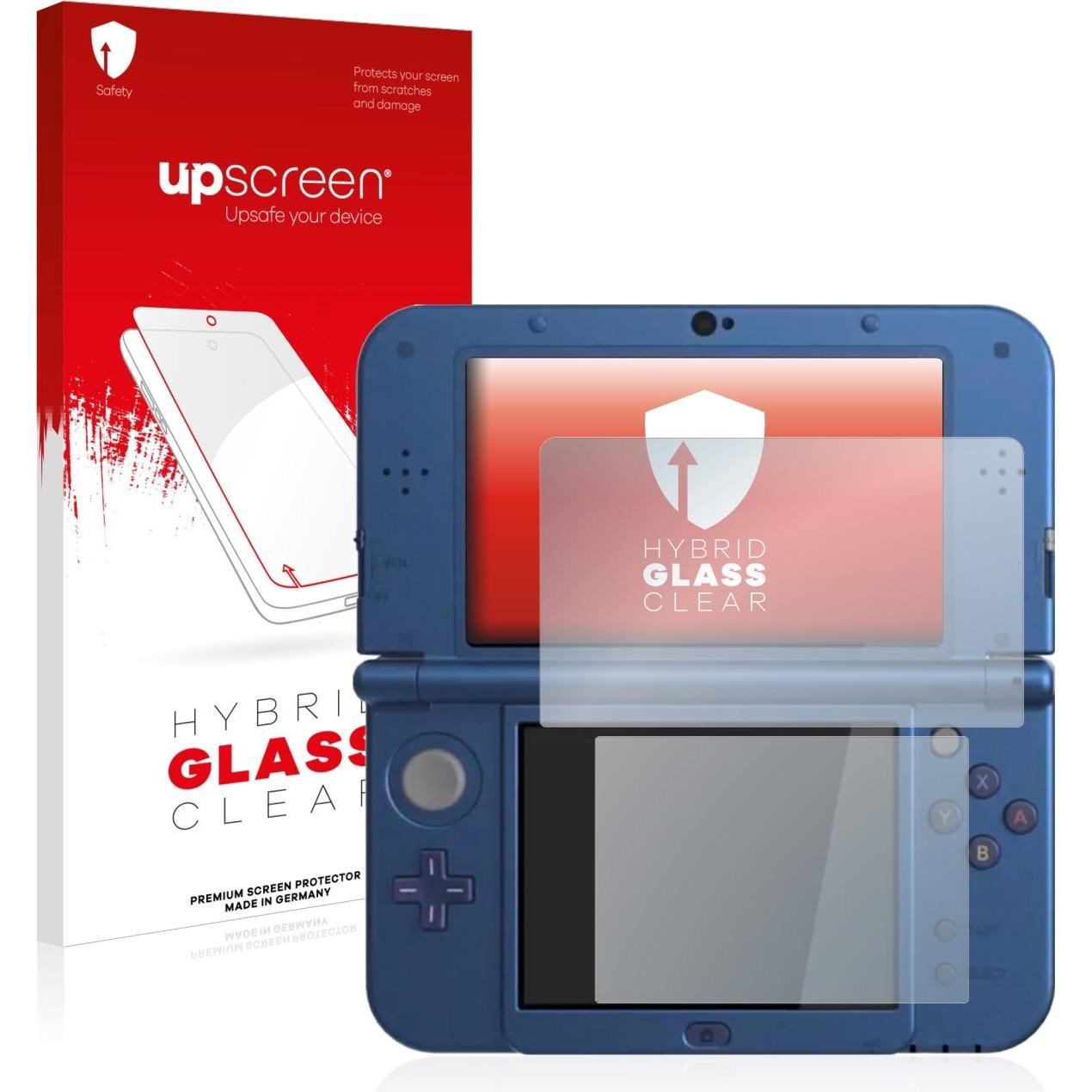 upscreen Scratch Shield Panzerglasfolie (DSi XL), Weiteres Gaming Zubehör, Transparent
