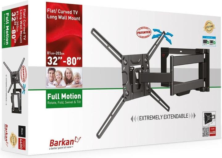Produktbild Barkan WH 4400-SW (Wand, 80", 50 kg)