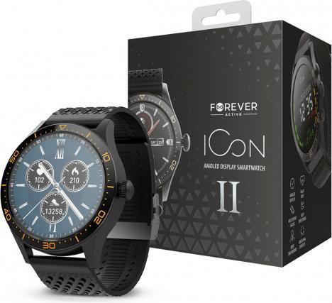 Actual product image Forever Smartwatch ICON v2 AW-110 black (44 mm)