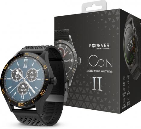 Produktbild Forever Smartwatch ICON v2 AW-110 schwarz (44 mm)