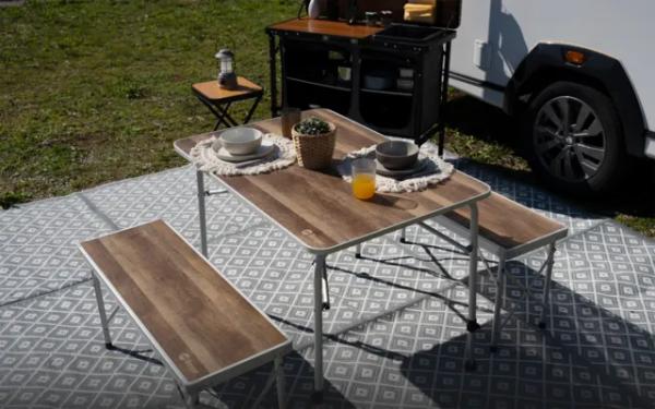 Image du produit Berger Livenza Campingtisch Grösse 2 Hell 100 x 68 cm