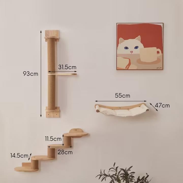 Image du produit Suba Mur d’escalade pour chats (Marron)
