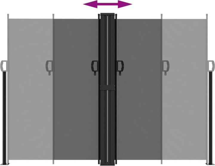 Produktbild vidaXL Seitenmarkise (10 m)